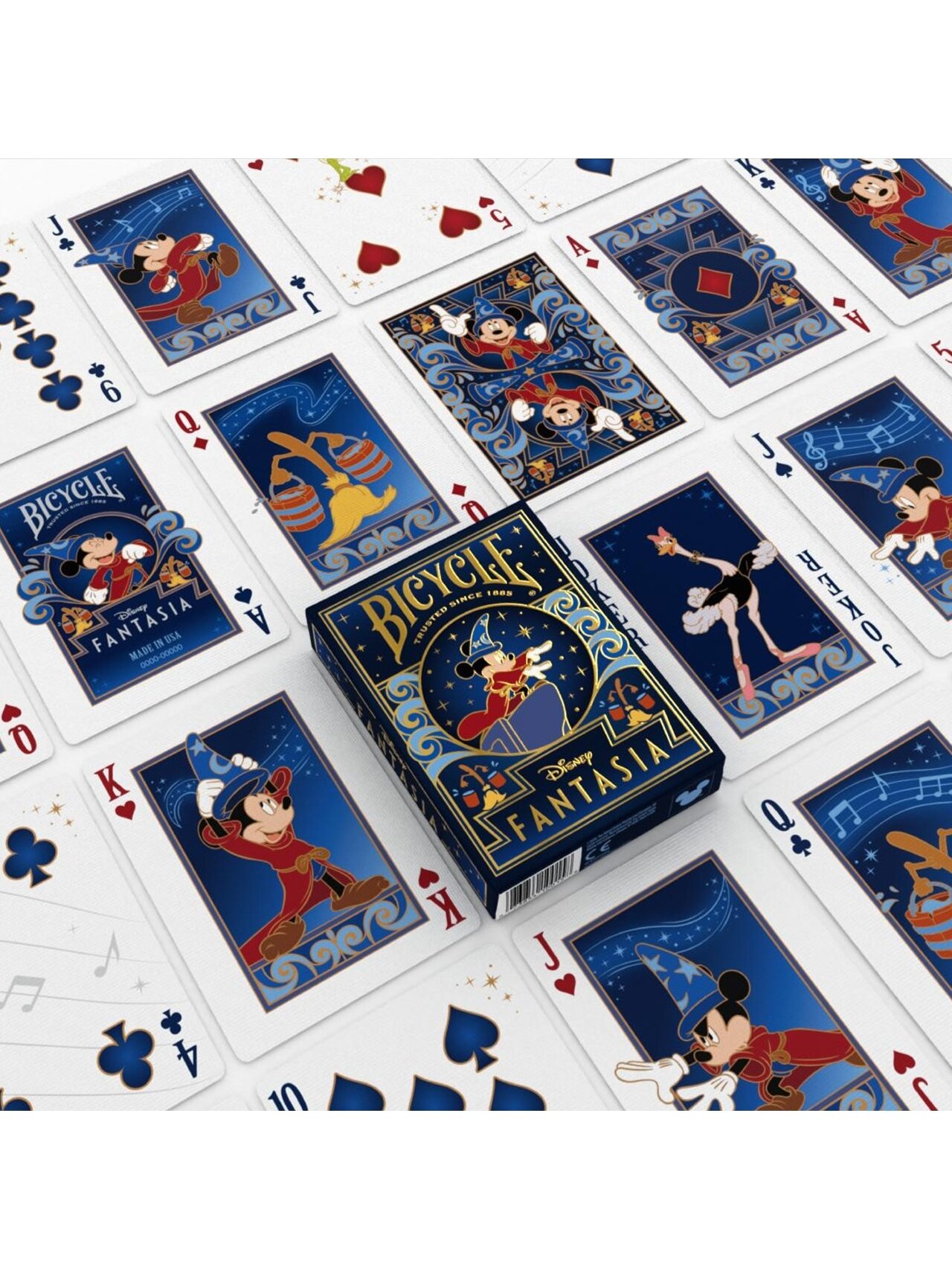 Disney Fantasia žaidimo kortos Bicycle 3