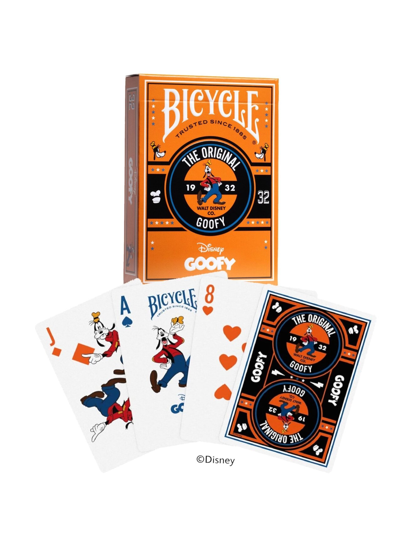 Disney Classic Goofy žaidimo kortos Bicycle 2 Disney Classic Goofy žaidimo kortos Bicycle 2