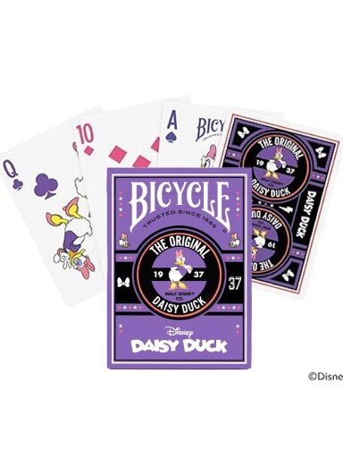 Disney Classic Daisy Duck Inspired žaidimo kortos Bicycle