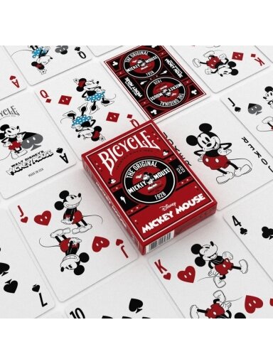 Disney Classic Mickey and Friends 6 kortų kaladžių rinkinys Bicycle