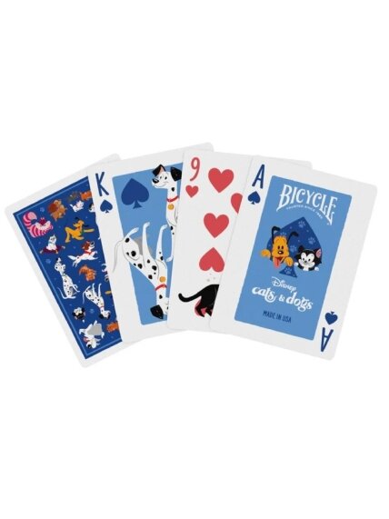 Disney Cats and Dogs žaidimo kortos Bicycle 1