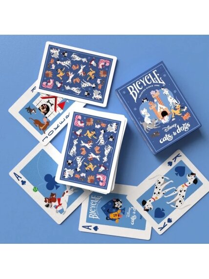 Disney Cats and Dogs žaidimo kortos Bicycle 3