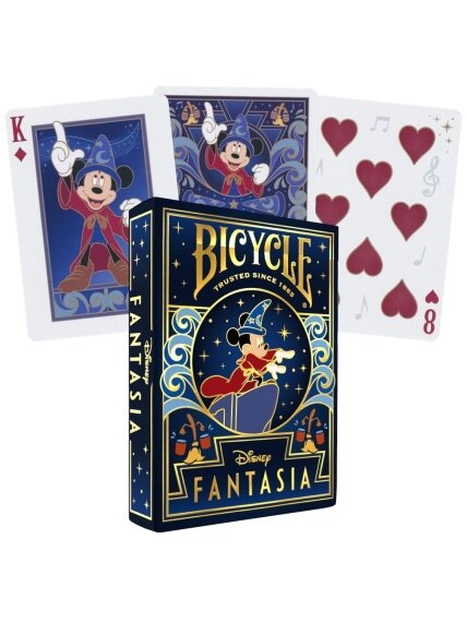 Disney Fantasia žaidimo kortos Bicycle Disney Fantasia žaidimo kortos Bicycle
