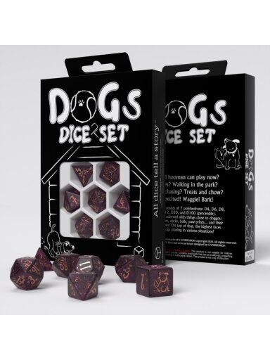 DOGS Dice Set: Luna kauliukų rinkinys