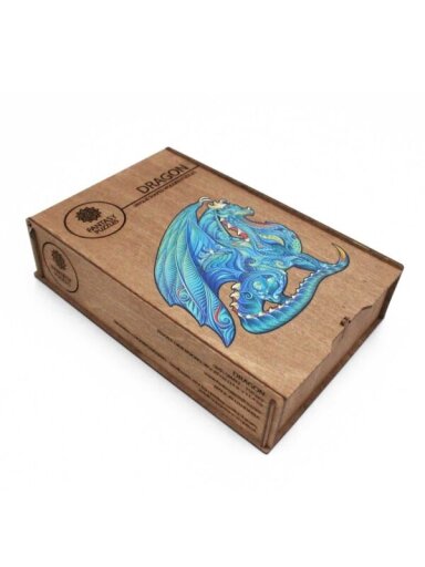 Dragon Dėlionė Iš Medžio XL Dydis (870 detalių) Fantasy Puzzles
