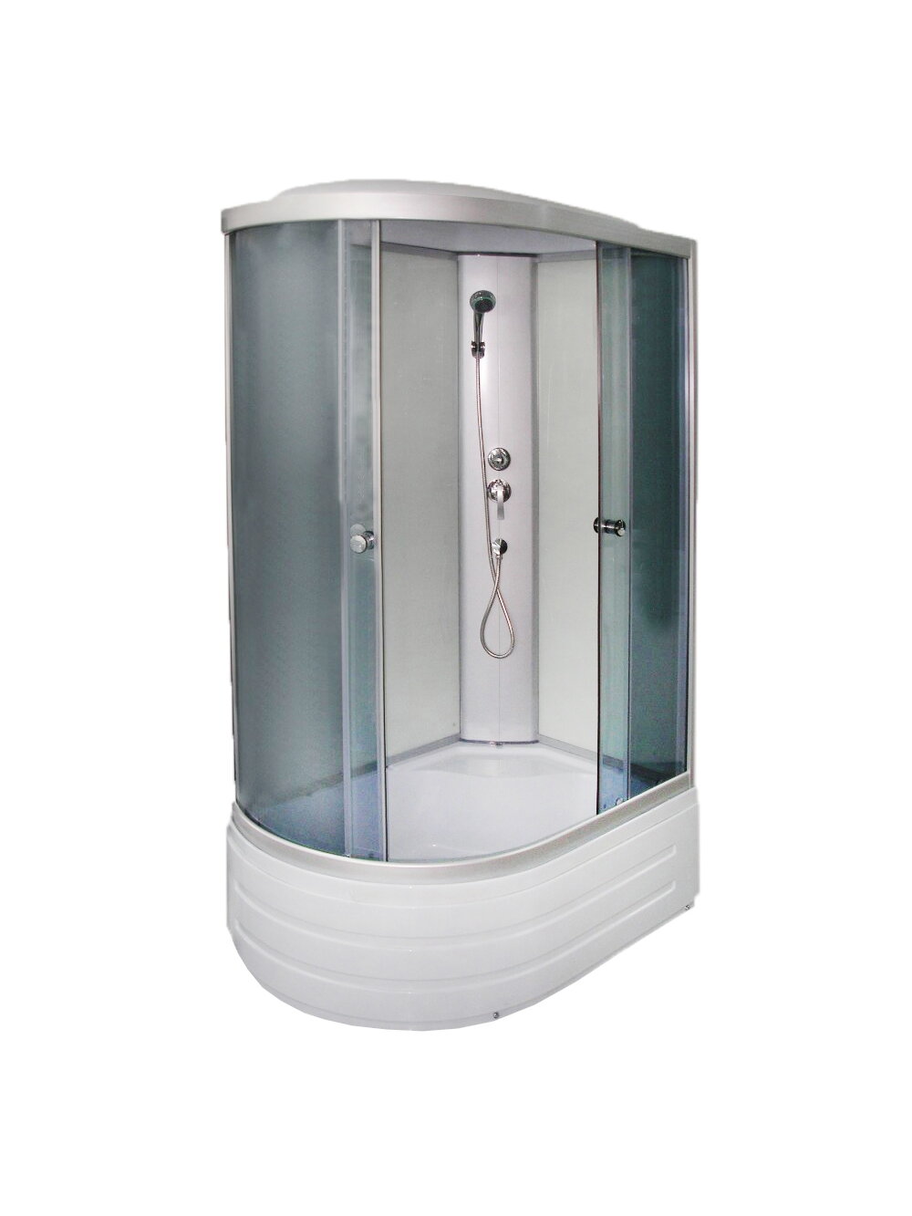 Dušo kabina R8106 dešinė grey/white
