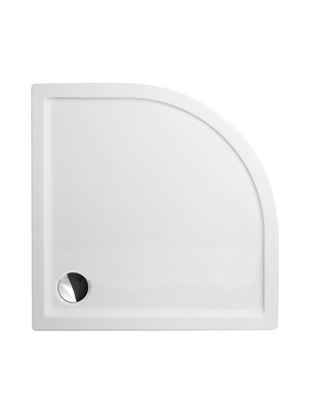 Dušo padėklas FLAT ROUND 900x900 mm, R550, baltas 1 Dušo padėklas FLAT ROUND 900x900 mm, R550, baltas 1