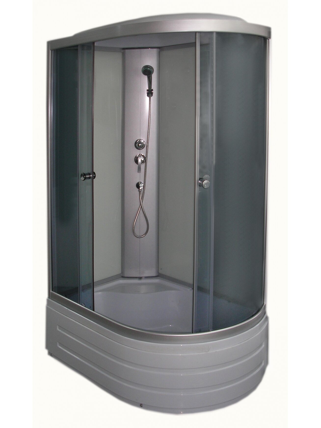 Dušo kabina R8106 kairė grey/white