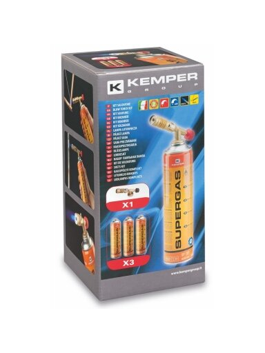 Dujos „KEMPER" SUPER GAS rinkinys 3+1