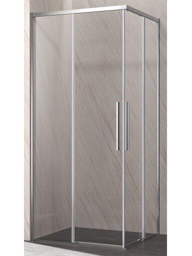 Dušo kabina NY1142B-6 90x90 skaidri be pado