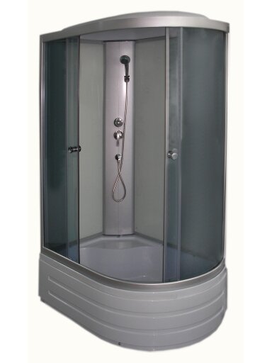Dušo kabina R8106 kairė grey/white