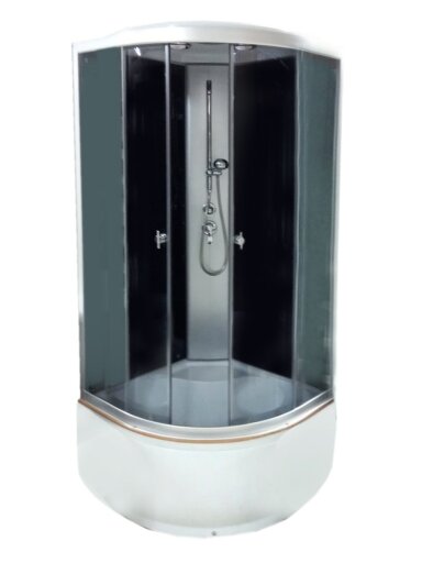 Dušo kabina R8604 80x80 grey/black