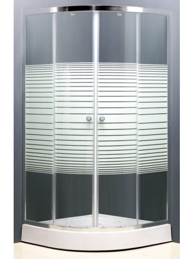 Dušo kabina S802D grey 80x80