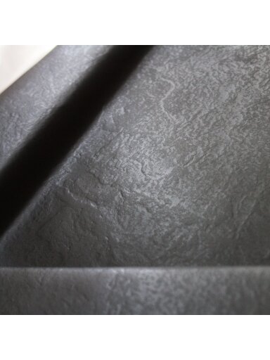 Dušo padėklas Flat Stone Effect 90x90x5 cm, antracito spalva