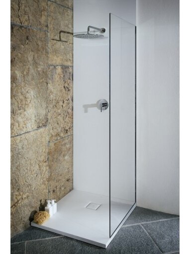 Dušo padėklas SOLUTIONS 90x90, baltas