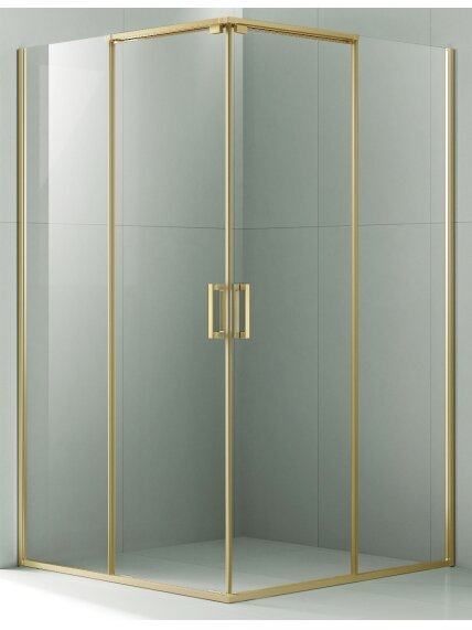 Dušo kabina AW1142 90x90 GOLD skaidri be pado