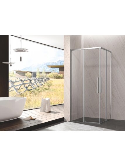 Dušo kabina NY1142B-6 80x80  skaidri be pado 3