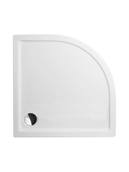 Dušo padėklas FLAT ROUND 900x900 mm, R550, baltas 1