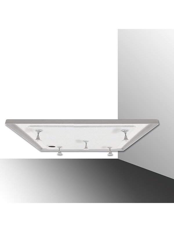 Dušo padėklas FLAT ROUND 900x900 mm, R550, baltas 3