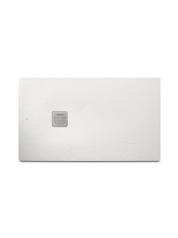 Dušo padėklas TERRAN 120x90x2,8 cm su horiz. sifonu ir NP grotelėmis, Stonex medžiaga, baltas 1 Dušo padėklas TERRAN 120x90x2,8 cm su horiz. sifonu ir NP grotelėmis, Stonex medžiaga, baltas 1