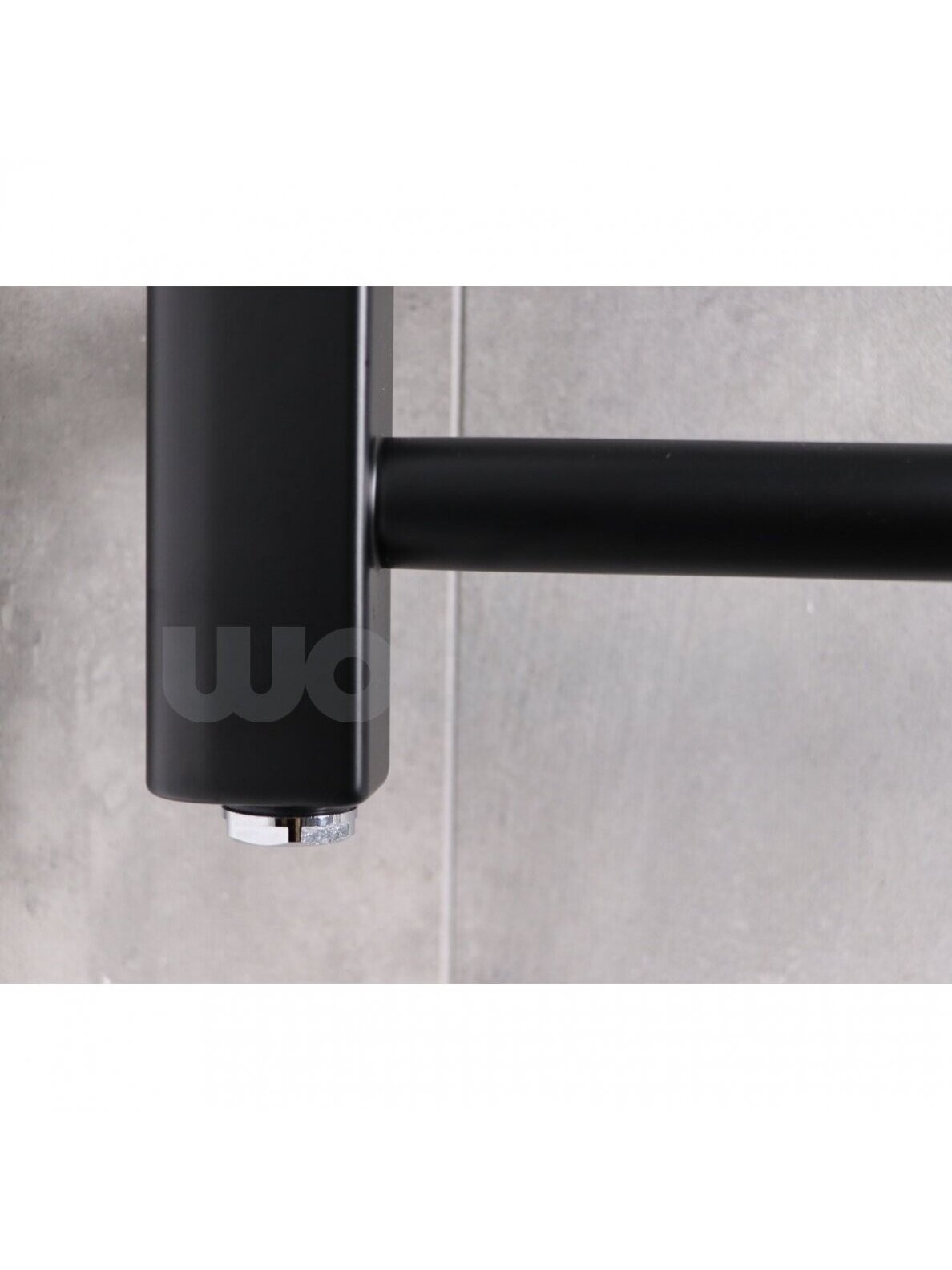 Elektrinis rankšluosčių džiovintuvas WOBBEE BRYMBO Black 50x90 cm, kairinis, paslėptas montavimas 3