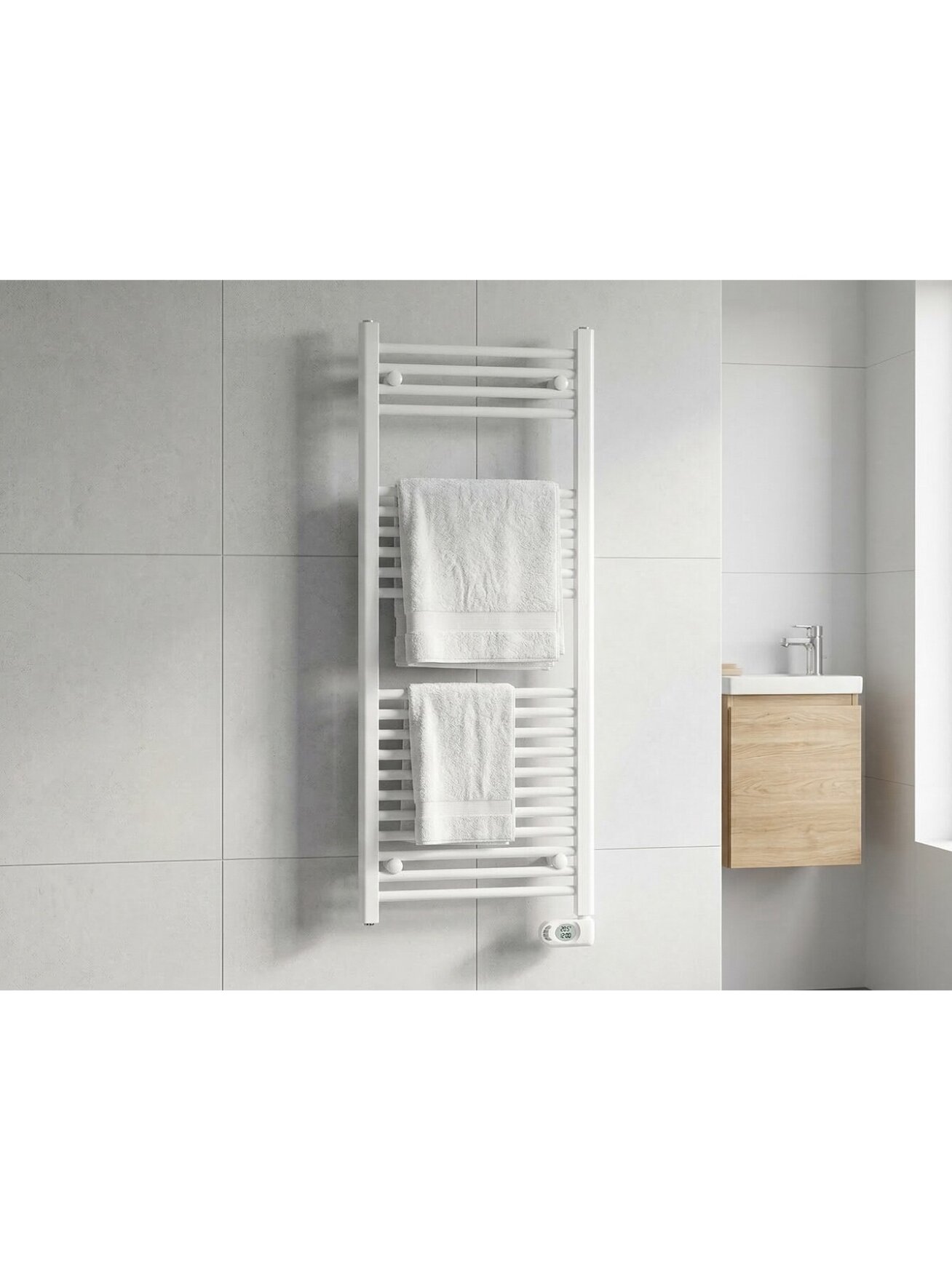 Elektrinis rankšluosčių džiovintuvas ADAX Comfort 50-130-500 White 2 Elektrinis rankšluosčių džiovintuvas ADAX Comfort 50-130-500 White 2