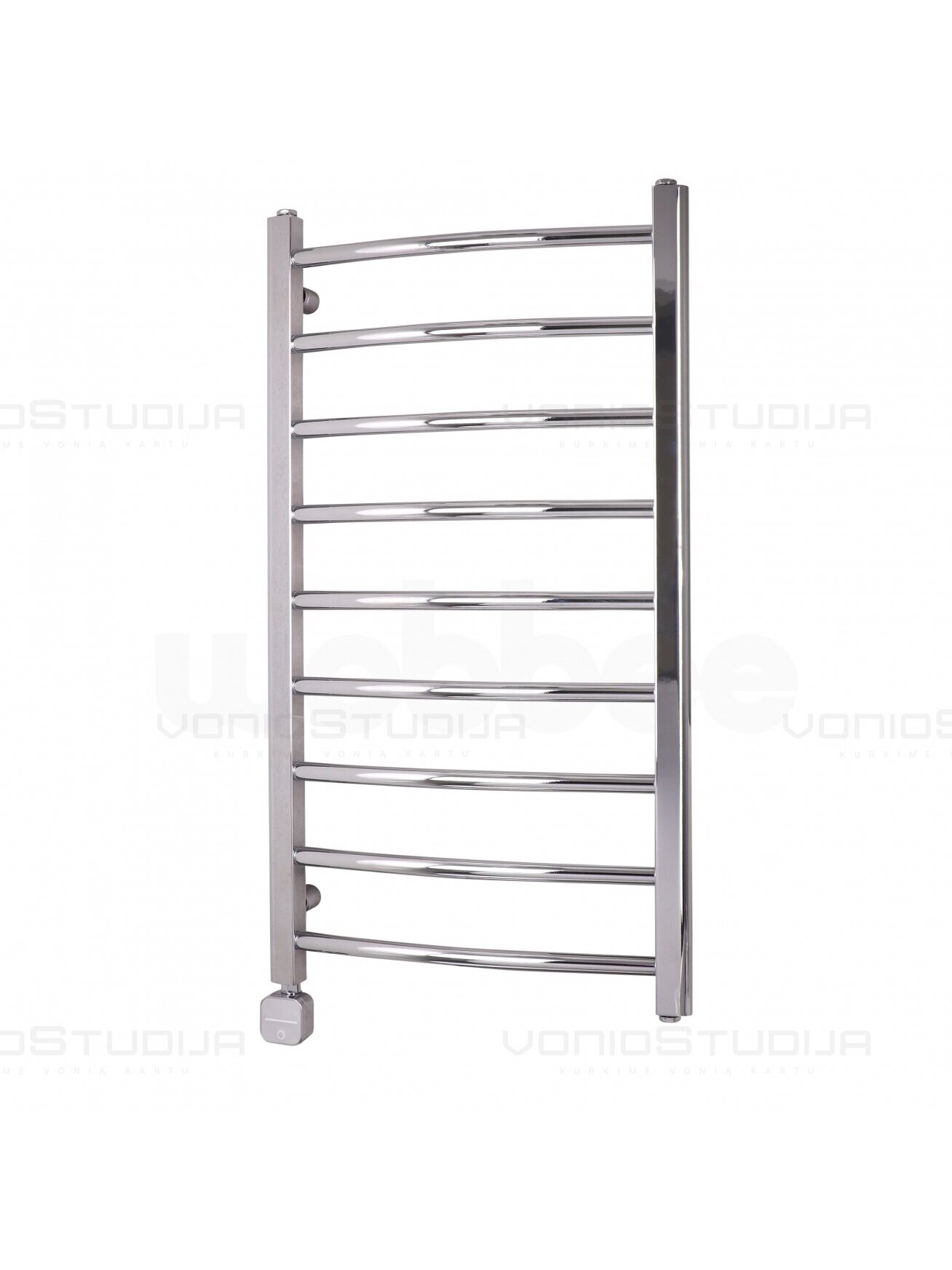 Elektrinis rankšluosčių džiovintuvas WOBBEE BRYMBO Chrome 50x90 cm, kairinis, paslėptas montavimas 2