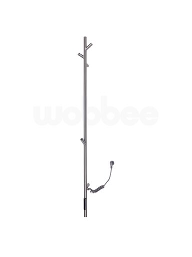 Elektrinė rankšluosčių kabykla WOBBEE BURTON BRUSHED NICKEL
