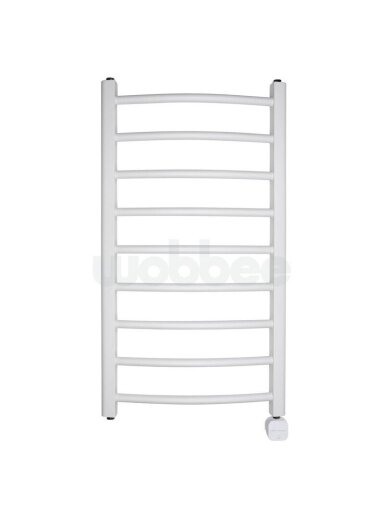 Elektrinis rankšluosčių džiovintuvas WOBBEE BRYMBO WHITE 50x90 cm, dešininis, paslėptas montavimas