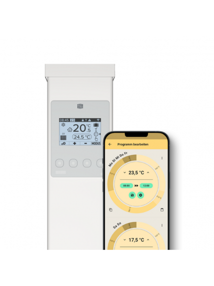 Elektriniai radiatoriai AeroFlow su FlexiSmart Pro valdymu 1 Elektriniai radiatoriai AeroFlow su FlexiSmart Pro valdymu 1