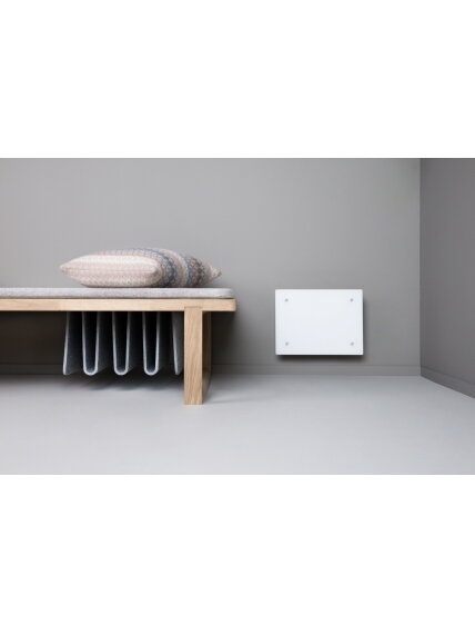 Elektrinis radiatorius ADAX ECO 02 KBT, White Glass 2 Elektrinis radiatorius ADAX ECO 02 KBT, White Glass 2