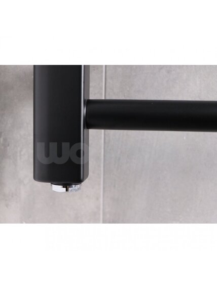 Elektrinis rankšluosčių džiovintuvas WOBBEE BRYMBO Black 50x90 cm, kairinis, paslėptas montavimas 3 Elektrinis rankšluosčių džiovintuvas WOBBEE BRYMBO Black 50x90 cm, kairinis, paslėptas montavimas 3