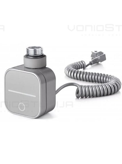 Elektrinis rankšluosčių džiovintuvas WOBBEE BRYMBO Chrome 50x90 cm, kairinis, su laidu ir kištuku 4 Elektrinis rankšluosčių džiovintuvas WOBBEE BRYMBO Chrome 50x90 cm, kairinis, su laidu ir kištuku 4