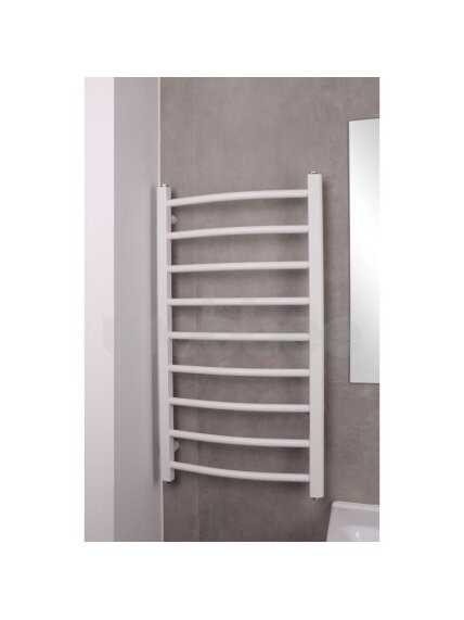 Elektrinis rankšluosčių džiovintuvas WOBBEE BRYMBO WHITE 50x90 cm, kairinis, paslėptas montavimas 1
