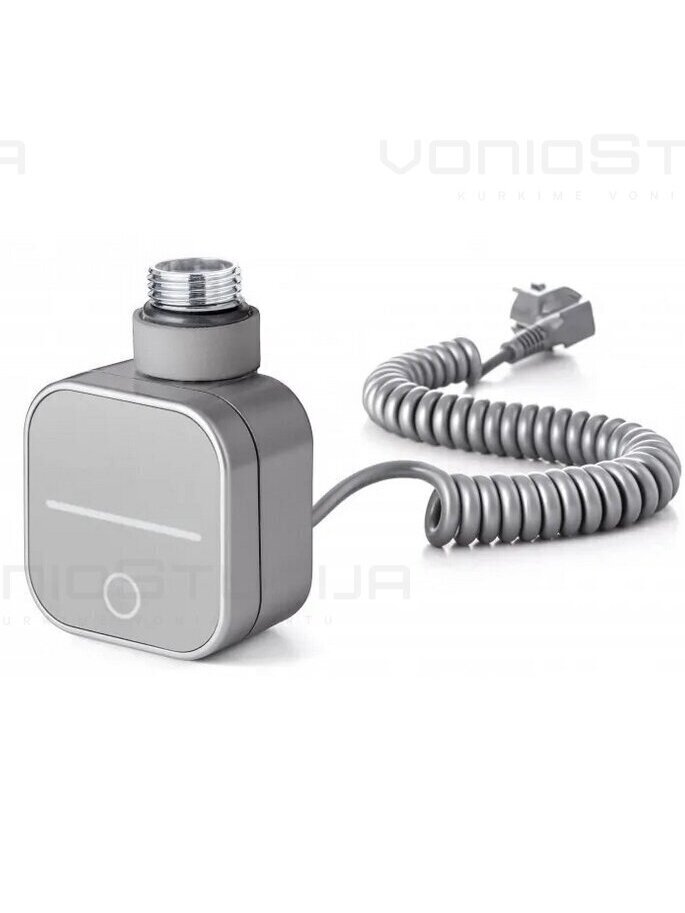 Elektrinis rankšluosčių džiovintuvas WOBBEE BRYMBO Chrome 50x90 cm, kairinis, su laidu ir kištuku 4 Elektrinis rankšluosčių džiovintuvas WOBBEE BRYMBO Chrome 50x90 cm, kairinis, su laidu ir kištuku 4