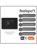 Elektroninis programuojamas termostatas Feelspot WTH25.05RF Wi-Fi, juodas Elektroninis programuojamas termostatas Feelspot WTH25.05RF Wi-Fi, juodas