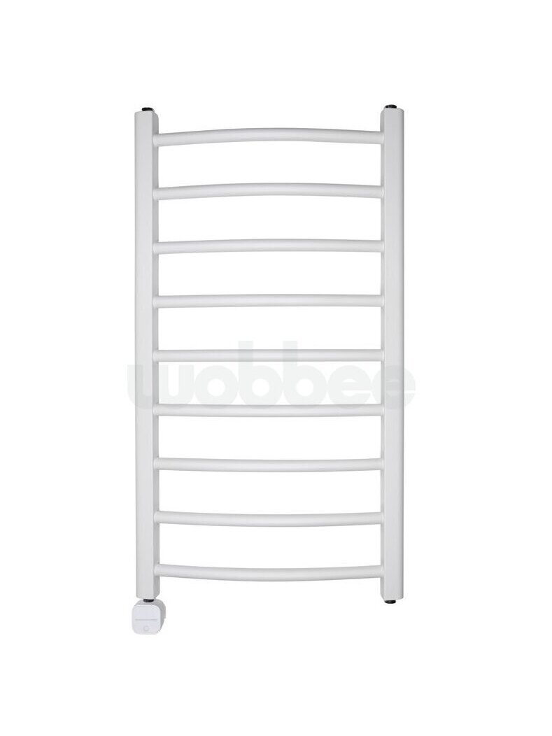 Elektrinis rankšluosčių džiovintuvas WOBBEE BRYMBO WHITE 50x90 cm, kairinis, paslėptas montavimas Elektrinis rankšluosčių džiovintuvas WOBBEE BRYMBO WHITE 50x90 cm, kairinis, paslėptas montavimas