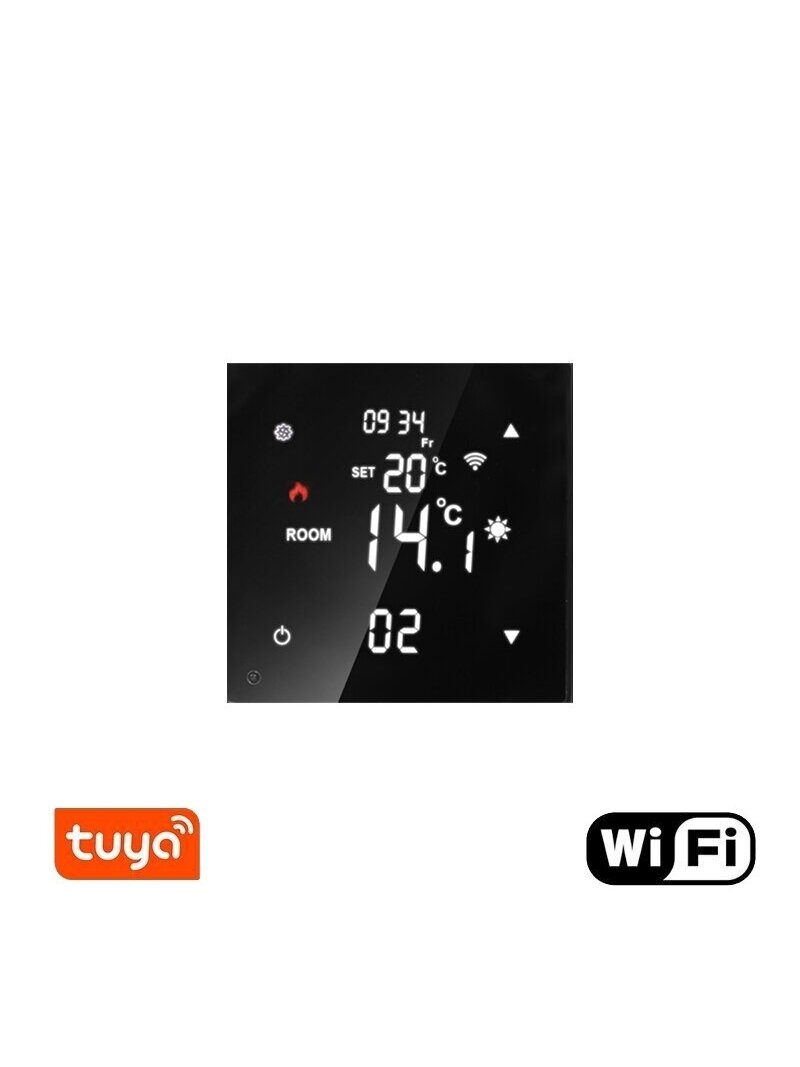 Elektroninis programuojamas termostatas be rėmelio Feelspot FSSWT16, Tuya 1