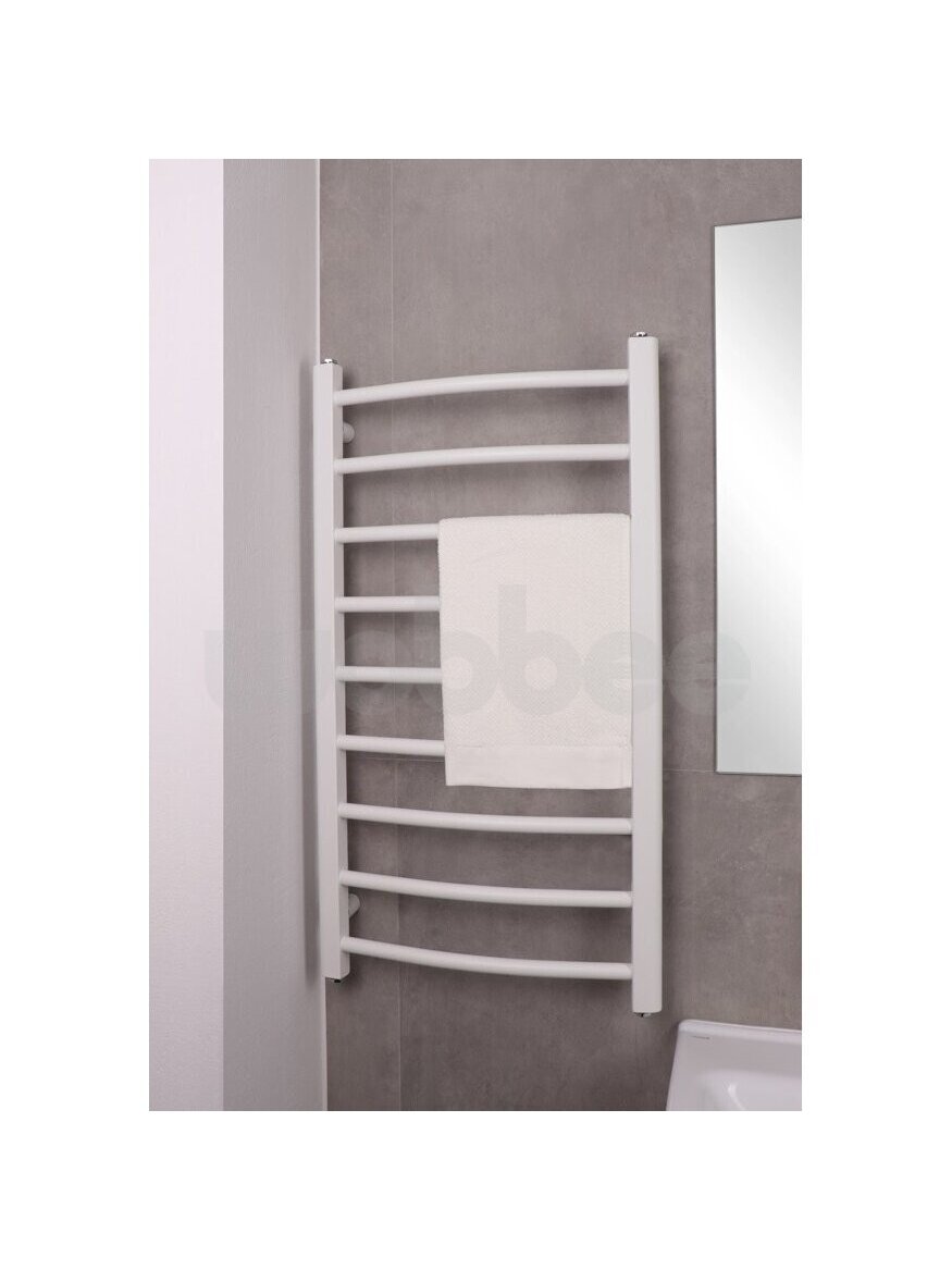Elektrinis rankšluosčių džiovintuvas WOBBEE BRYMBO WHITE 50x90 cm, kairinis, paslėptas montavimas 2