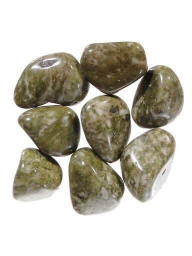 Epidote Snowflake akmuo (12 vnt. M dydžio) Ancient Wisdom