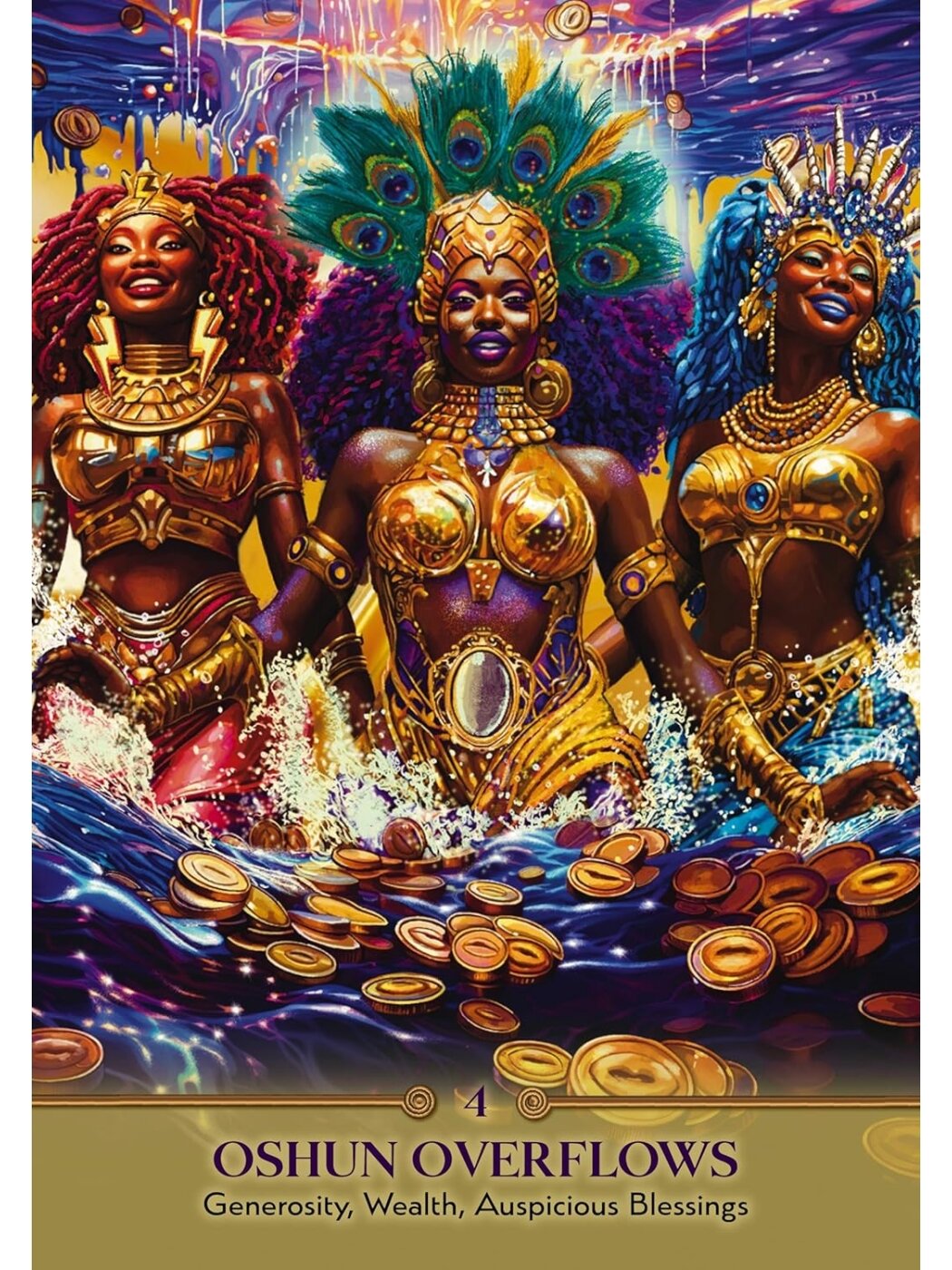 Faces of Oshun Orakulo kortos Hay House 5
