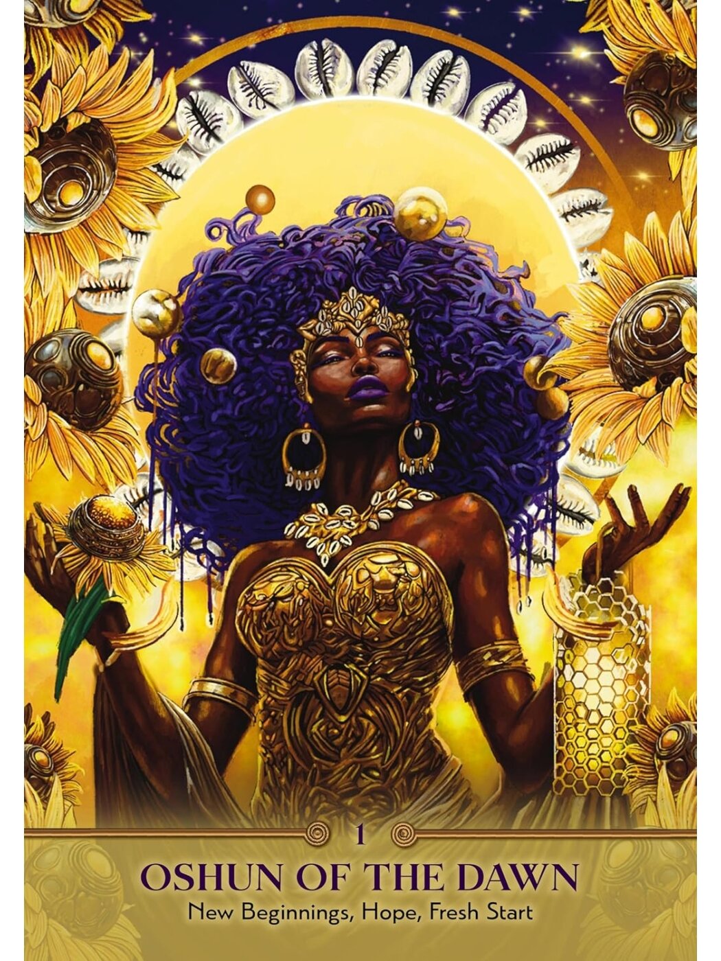 Faces of Oshun Orakulo kortos Hay House 7