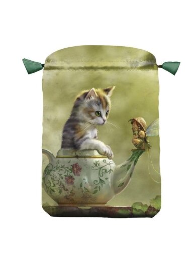 Fantasy Cats satininis maišelis kortoms Lo Scarabeo