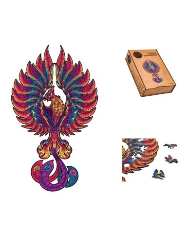 Fenix Dėlionė Iš Medžio L Dydis (240 detalių) Fantasy Puzzles