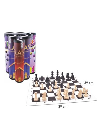 Flash Roll Cylinder šachmatų rinkinys Star