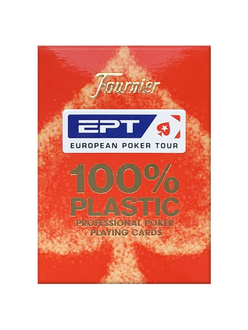 Fournier EPT pokerio kortos (Raudonos)