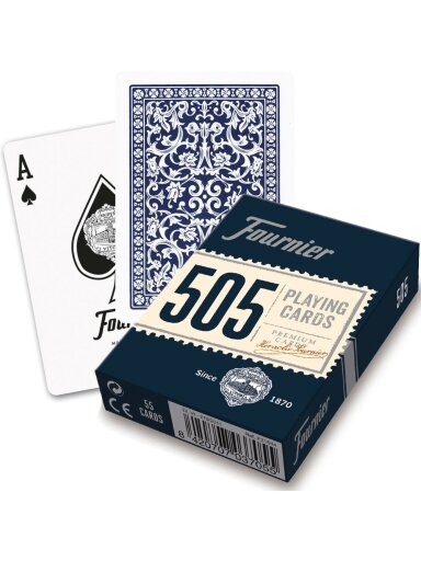 Fournier 505 pokerio kortos (Mėlyna)