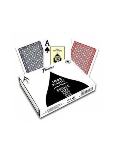 Fournier N2826 bridge size pokerio kortos