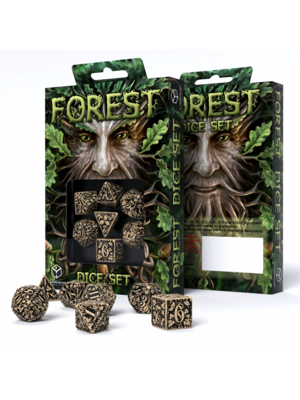 Forest 3D Taiga kauliukų rinkinys smėlio ir juodos sp