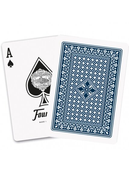 Fournier Victoria 18 pokerio kortos (Mėlyna) 1 Fournier Victoria 18 pokerio kortos (Mėlyna) 1